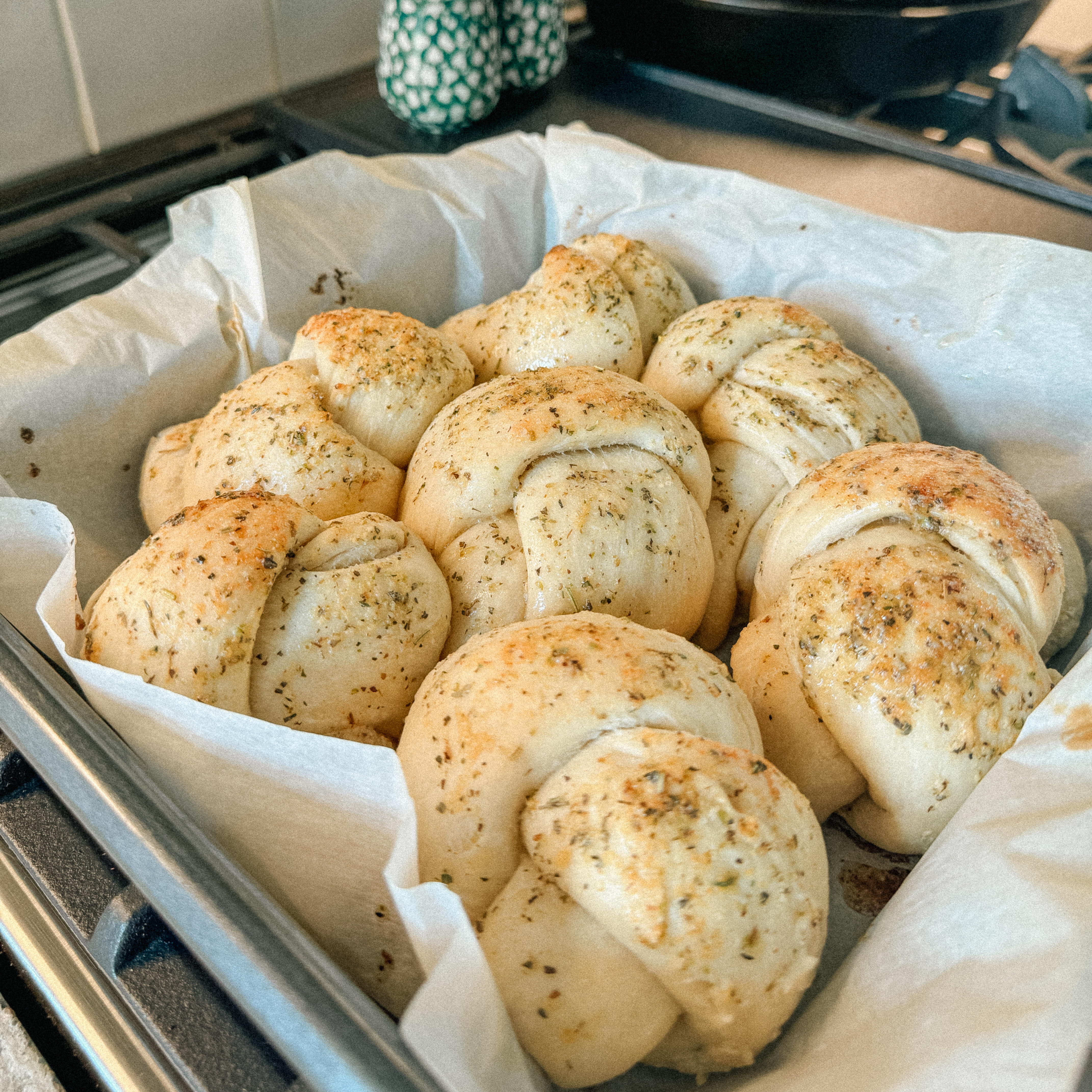 discard garlic knots | fun experimenting with sourdough